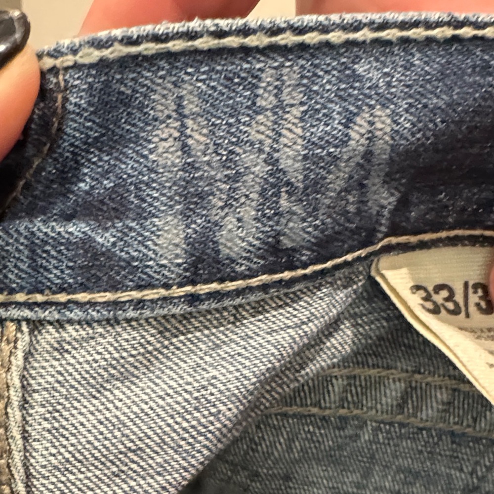 Ariat Men’s Straight Leg Blue Jeans - Picture 3 of 3